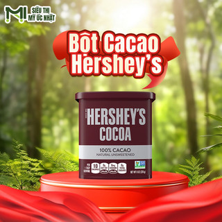 Bột cacao hershey’s cocoa nguyên chất không đường 226g nhập khẩu mỹ