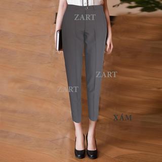 Quần tây nữ 9 tất màu Xám - Zart Fashion
