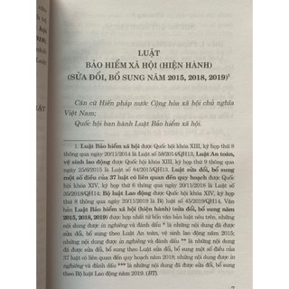 Sách- Luật Bảo Hiểm Xã Hội (hiện hành) (Sửa đổi, bổ sung năm 2015, 2018, 2019)