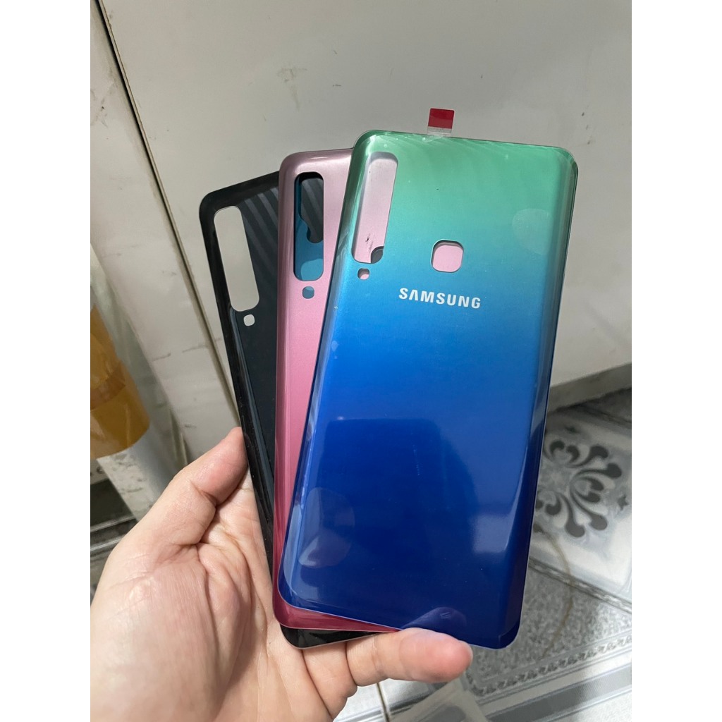 Kính lưng thay thế cho điện thoại Samsung a920/a9 2018 xanh, Hồng, đen/ kính lưng Samsung a920/a9 20