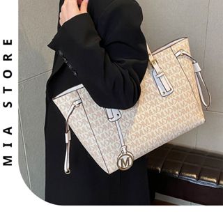 Túi xách nữ đeo vai xách tay túi tote chất da Pu có khoá bản to vừa A4 sách vở đựng laptop đi học đi làm công sở 9