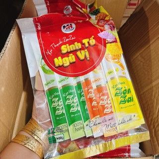 Thạch trái cây zòn zai dài gói 400g 12thanh nsx:tháng 2/2024