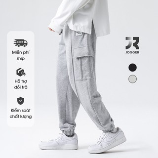 Quần dài jogger nỉ túi hộp nam cargo pants cạp chun - Jr Jogger Casual