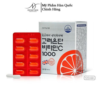 Viên uống vitamin c hỗ trợ sáng da eundan vitamin c 1000mg hàn quốc