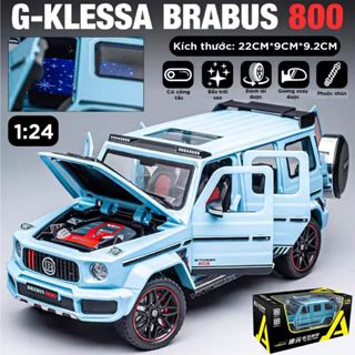 Mô hình xe Mercedes Benz Brabus G800 đánh lái được full open 1:24 Miniauto DC24253 OT398