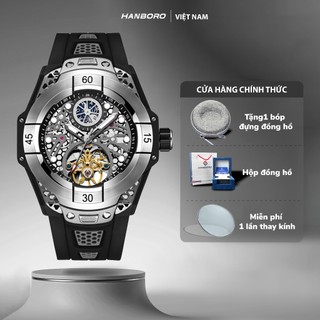 Đồng hồ cơ hanboro 721 chính hãng | tặng kèm bóp đựng đồng hồ