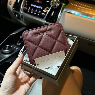 [MT 345] Ví gập vân trám full box