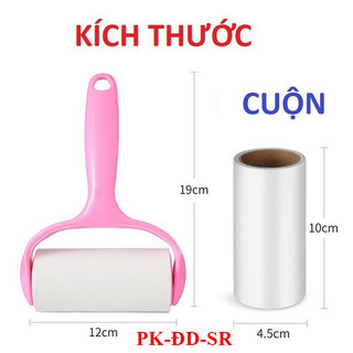 2 Bộ - Combo 2 Lõi Thay Thế Lăn Bụi 10cm – Keo Dính Siêu Sạch, Tiết Kiệm, Dễ Thay - Siêu Rẻ