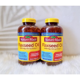 [HÀNG MỸ] Viên uống dầu lanh Nature Made Flaxseed Oil 1000mg.