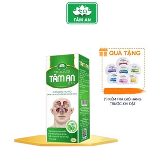 Xịt Xoang Mũi Cao Cấp Tâm An Xịt Viêm Mũi, Viêm Xoang Hắt Hơi, Sổ Mũi, Nghẹt Mũi, Ngứa Rát Mũi