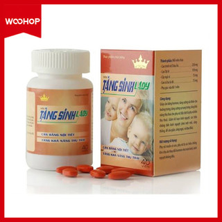 Woohop viên tăng sinh lady viên uống hỗ trợ điều hòa kinh nguyệt, phụ khoa