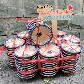 10 Chén Bánh Bèo Trứng Nướng  9*3cm (Hàng chén làm từ đá nên sẽ có thô)