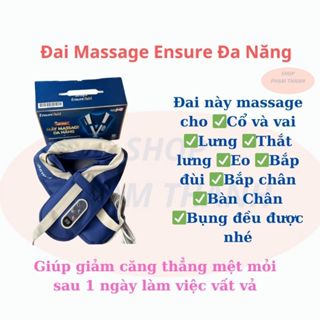 Đai massage , đai massage đa năng giúp massage toàn thân giảm mệt mỏi , căng thẳng hkm của sữa Glucena