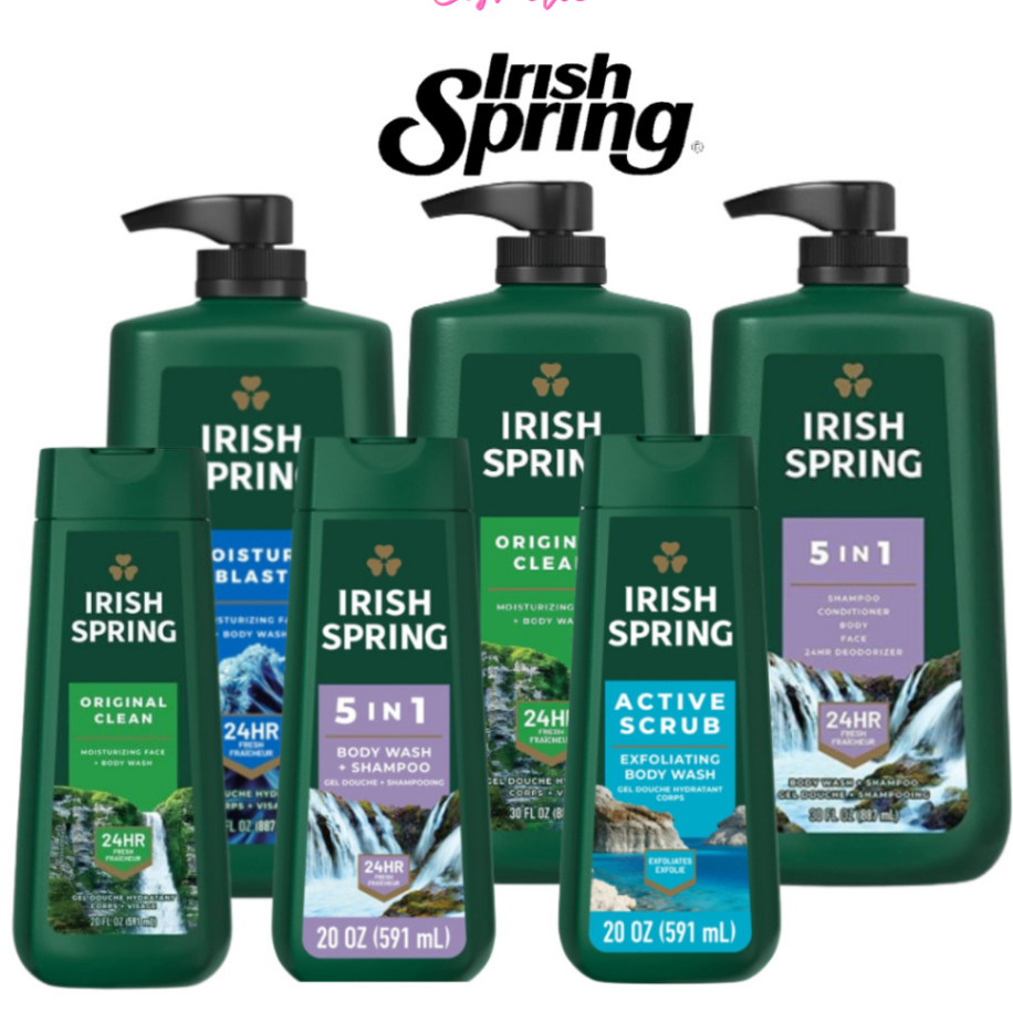 Sữa tắm gội nam Irish Spring 887ml
