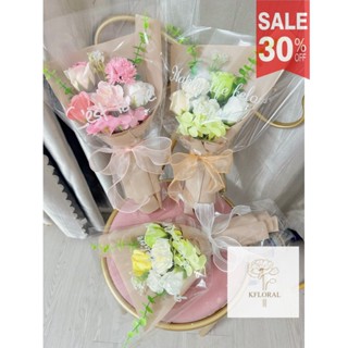  BÓ HOA SÁP PHỐI GIẤY KÍNH phong cách Hàn Quốc dễ thương 