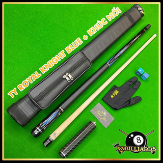 Cơ bida lỗ ty knight blue ngọn công nghệ, gậy bi a pool cơ lỗ ren radial tặng bao cơ bida x3 billiards bida và phụ kiện