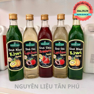 Siro Golden Farm Chai thủy tinh 520ml