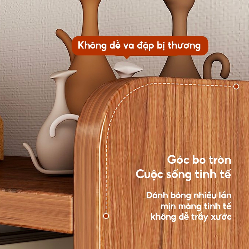 BMZAR Kệ Sách gỗ để bàn Tự do điều chỉnh dài ngắn tiện lợi dễ dàng sử dụng Để 3 màu | BigBuy360 - bigbuy360.vn