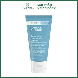 Kem Chống Nắng Paula’s Choice Dưỡng Ngày Siêu Nhẹ Resist Super-Light Wrinkle Defense SPF 30 60ml