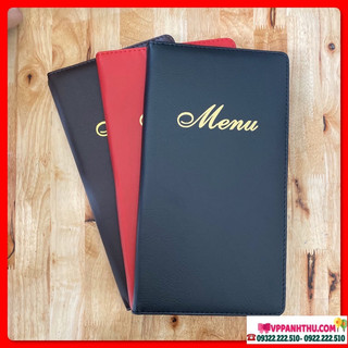 Bìa menu da mềm cỡ trung 203/207