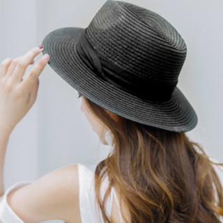 Mũ cói phong cách Hàn Quốc vành nhỏ- Mũ Fedora