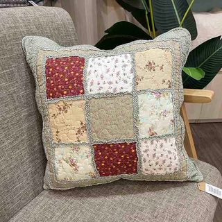 Vỏ gối tựa 100%cotton cho sofa 45x45cm
