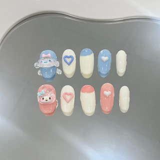 Nail thiết kế hoạt hình 10 móng