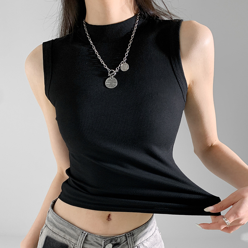 Áo sát nách Monally body bozip nữ cổ cao nhiều màu N7 M.AT.065 | BigBuy360 - bigbuy360.vn