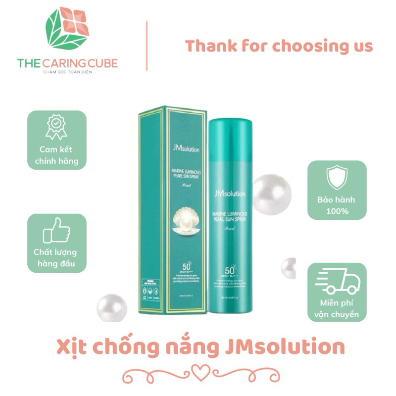 Xịt chống nắng JM xanh
