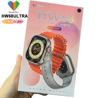 Đồng Hồ Thông Minh 2023 41mm Hw68 ultra mini 8 Temeratura Cororal 2 pulseiras Chính Hãng Cho Nam Nữ