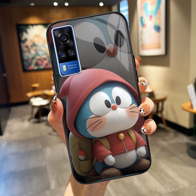 Ốp Lưng VIVO Y51 2020,Y53s ,Y72 5G Mặt kính hình thỏ ngộ nghĩnh, thiết kế độc quyền