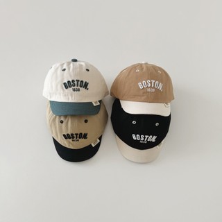 Mũ lưỡi trai Boston kaki vành ngắn bé trai