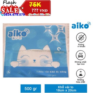 Khăn vải khô đa năng aiko - gói to 500g