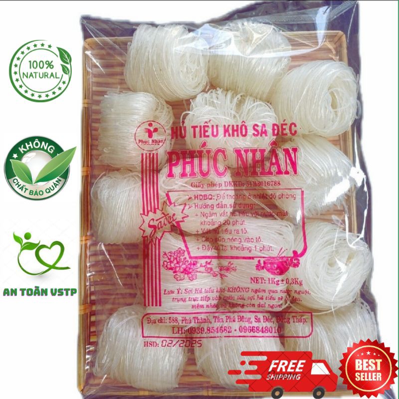 HỦ TIẾU  khô SA ĐÉC 1kg Cuộn Khô. Đặc sản. HỦ TIẾU SA ĐÉC