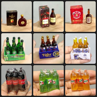 Mô hình két bia, nước ngọt, xô đá