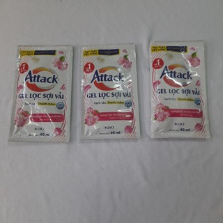 (HÀNG TẶNG KHÔNG BÁN) Gel Giặt Attack Gói Mẫu Dùng Thử 40ml