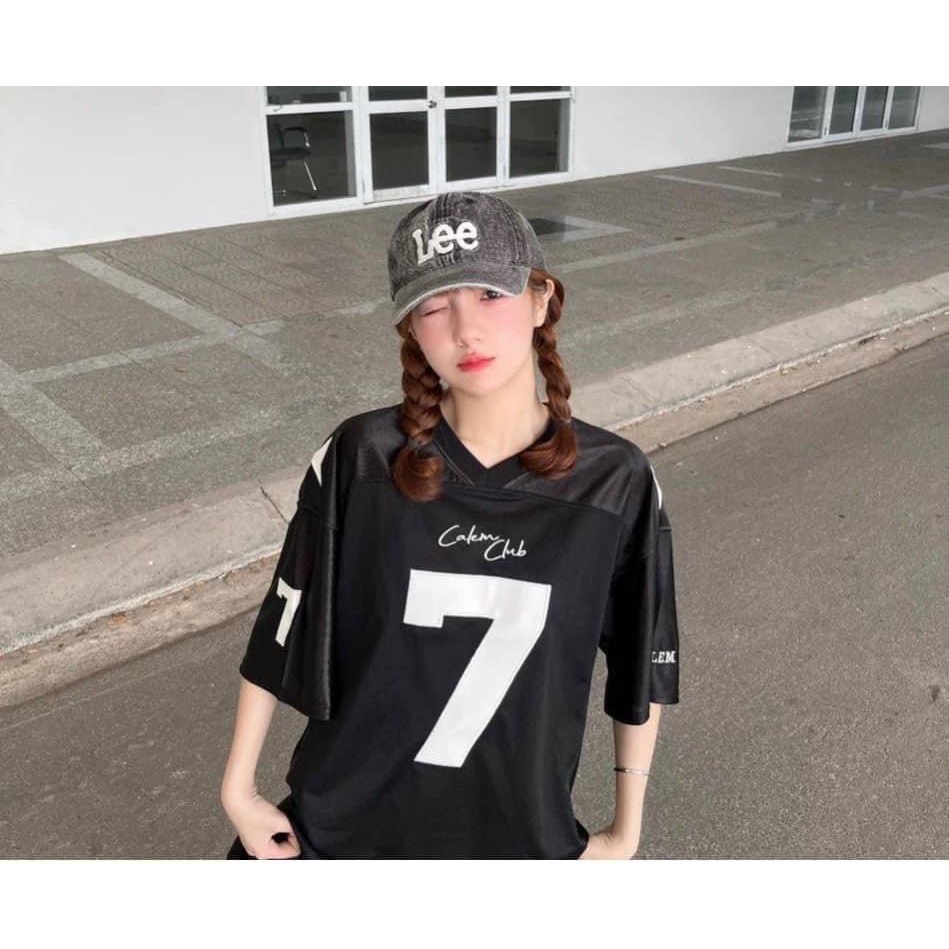 Áo thun bóng đá số 7 EMBROIDER SEVEN Jersey form unisex thể thao S330