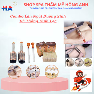 Combo cây lăn ngải và hộp ngải 108 điếu ngải - dùng trong dưỡng sinh, đả thông kinh lạc massage body.