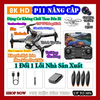 Flycam P11 PRO MAX, Camera Full HD Siêu Nét, Kết Nối Điện Thoại Điều Khiển Từ, Pin Cực Trâu Cho Thời Gian Bay Lâu