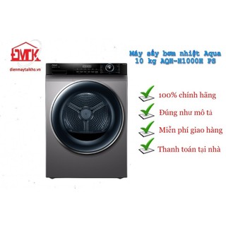 Máy sấy bơm nhiệt aqua 10 kg aqh-h1000h ps