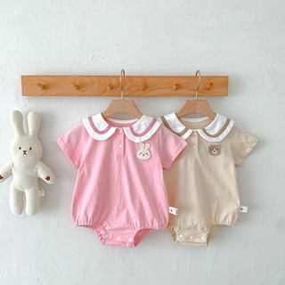 Body chip cộc tay cho bé gái Body thủy thủ Bodysuit liền thân cho bé sơ sinh SLH172