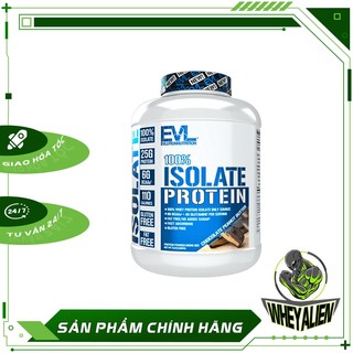 Thực phẩm bổ sung protein tăng cơ - giảm mỡ evl 100% isolate whey 2.3kg 5lbs