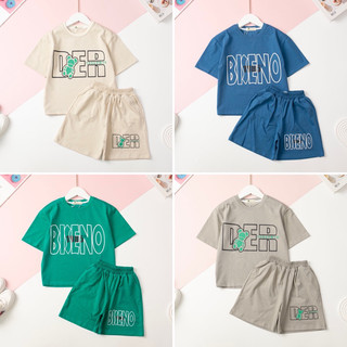 Bộ Nội dung 3 LITIBABY bé trai ngắn tay in chữ BIS size từ 15kg - 48kg