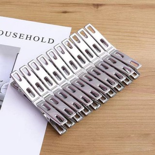 Bộ 20 kẹp quần áo inox