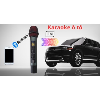 Mic karaoke ô tô bắt sóng fm a6