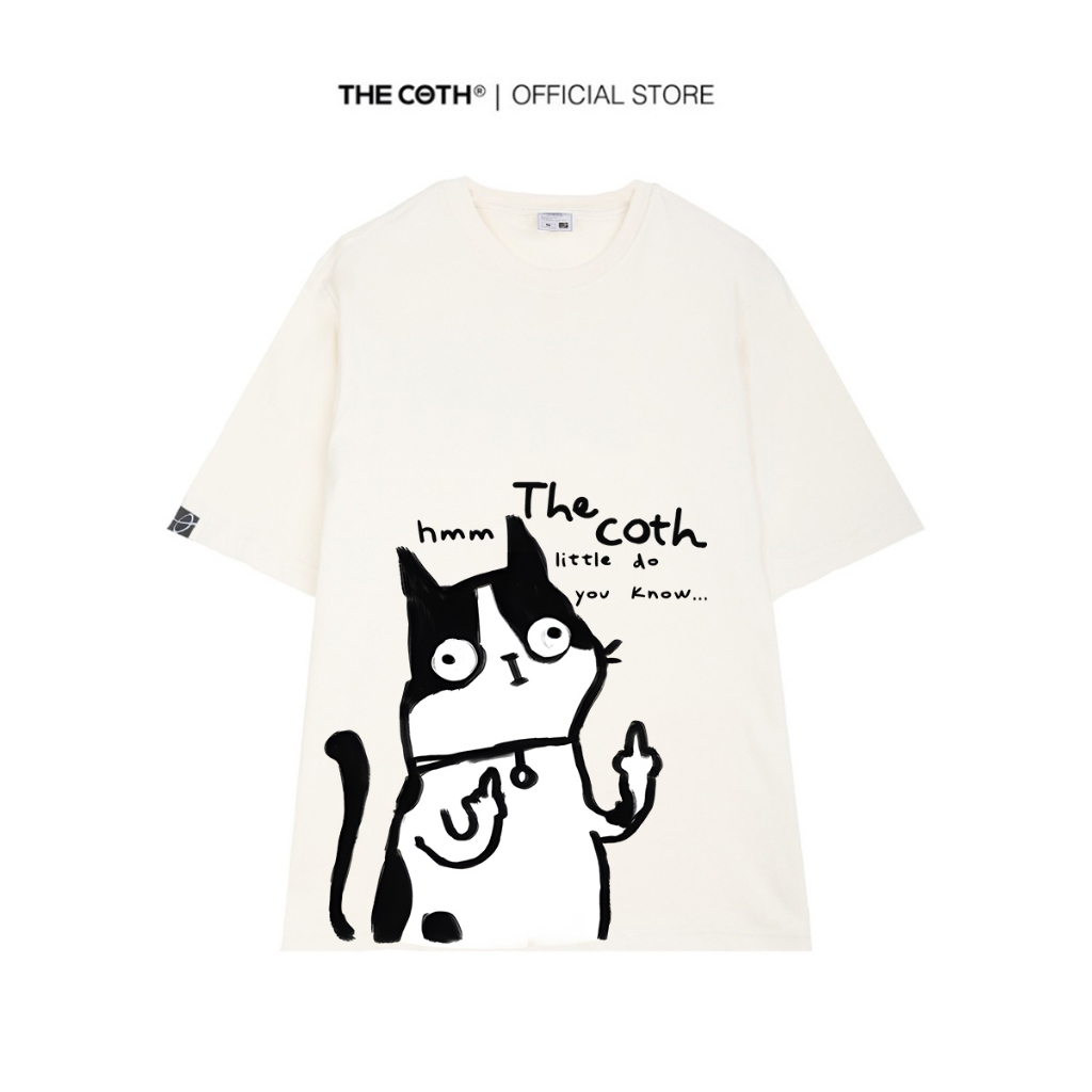 Áo thun local brand The Coth form Unisex hình in Mèo đáng eo chất liệu Cotton cao cấp U0305