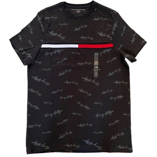 [Đủ Bill] Áo Thun Essential Script Logo Màu Đen