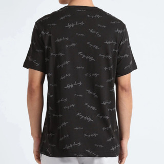 [Đủ Bill] Áo Thun Essential Script Logo Màu Đen