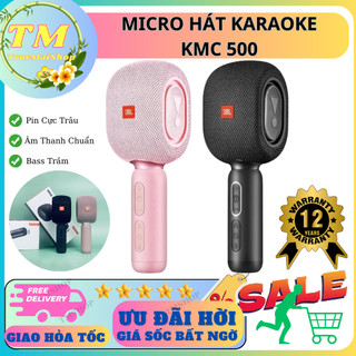 Mic hát karaoke Bluetooth JBL KMC500 - Kèm loa cao cấp - Chất âm thanh trong trẻo - Bảo hành 12 tháng