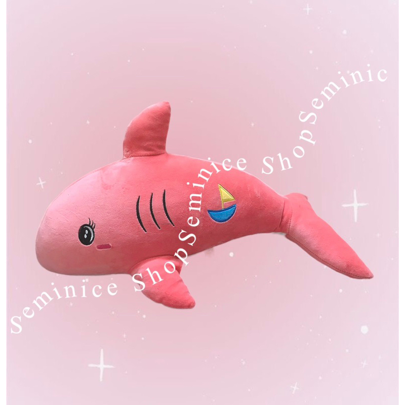 Thú Bông Cá Heo Hồng ~52cm (Ảnh Thật Shop Chụp Ạ)